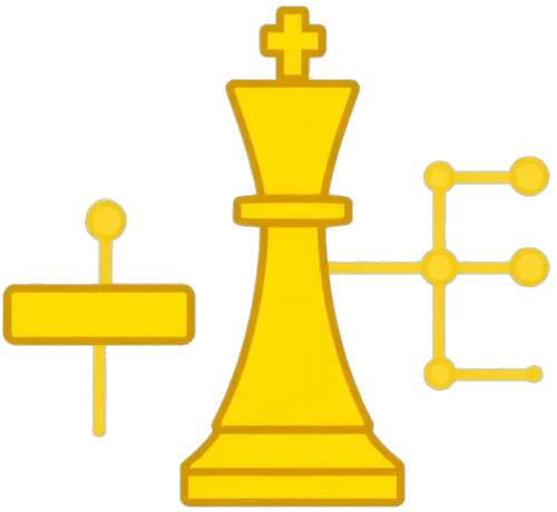 Ícone de planejamento estratégico